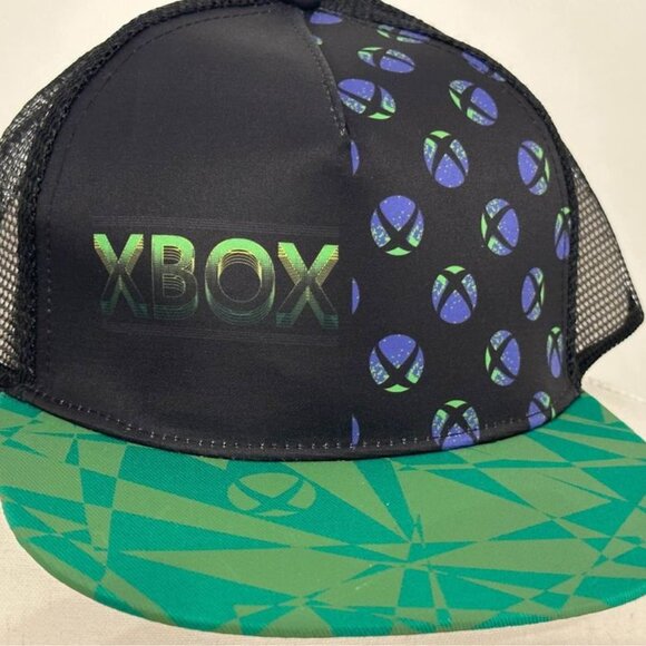 X-Box SnapBack Trucker Style Baseball Hat- Brand New - Picture 1 of 6